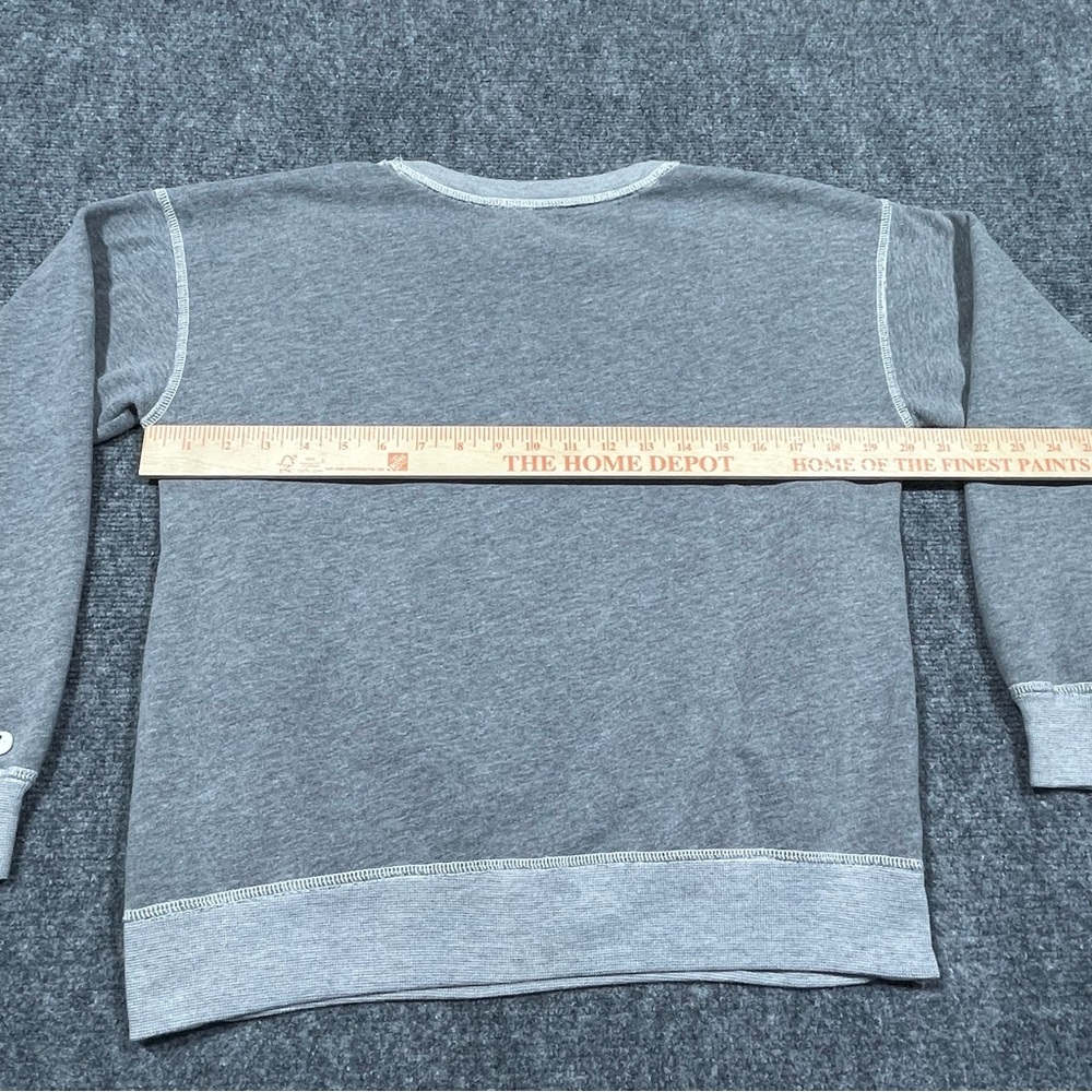 Abercrombie & Fitch Gray Crewneck Sweater with Button Details - Picture 8 of 8